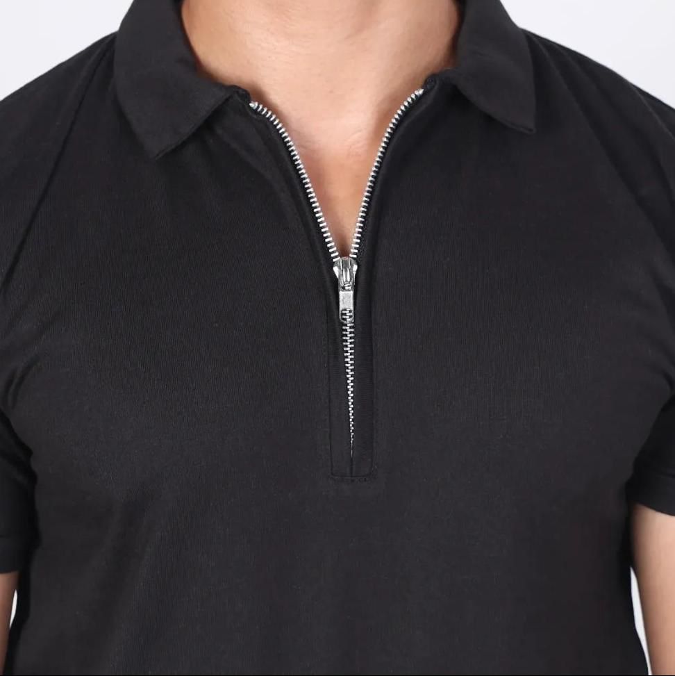 Men's Zipper Polo Smart Casual with an Edge