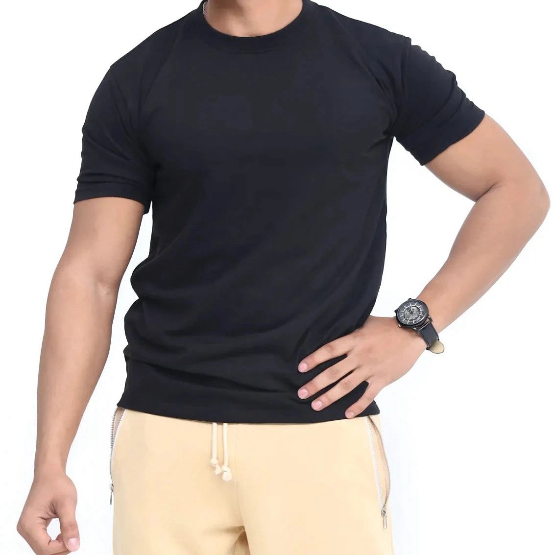 Men's Round Neck T-Shirt Essential Everyday Tee