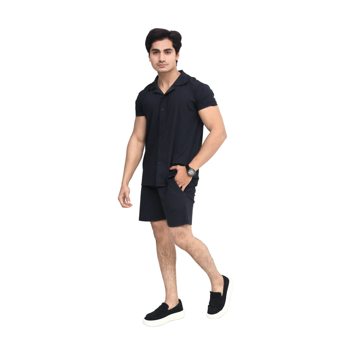Men's Short Set Matching Shirt & Shorts Co-ord
