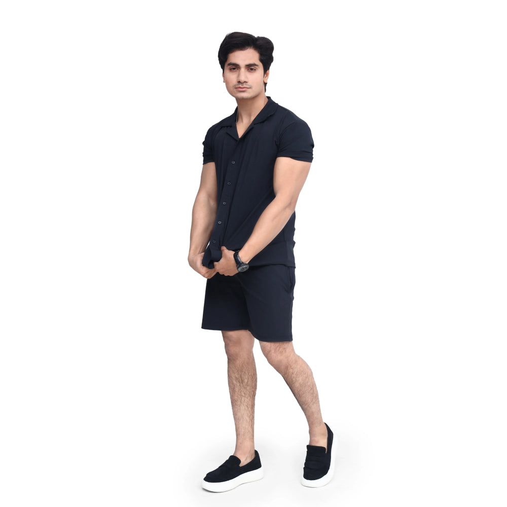 Men's Short Set Matching Shirt & Shorts Co-ord