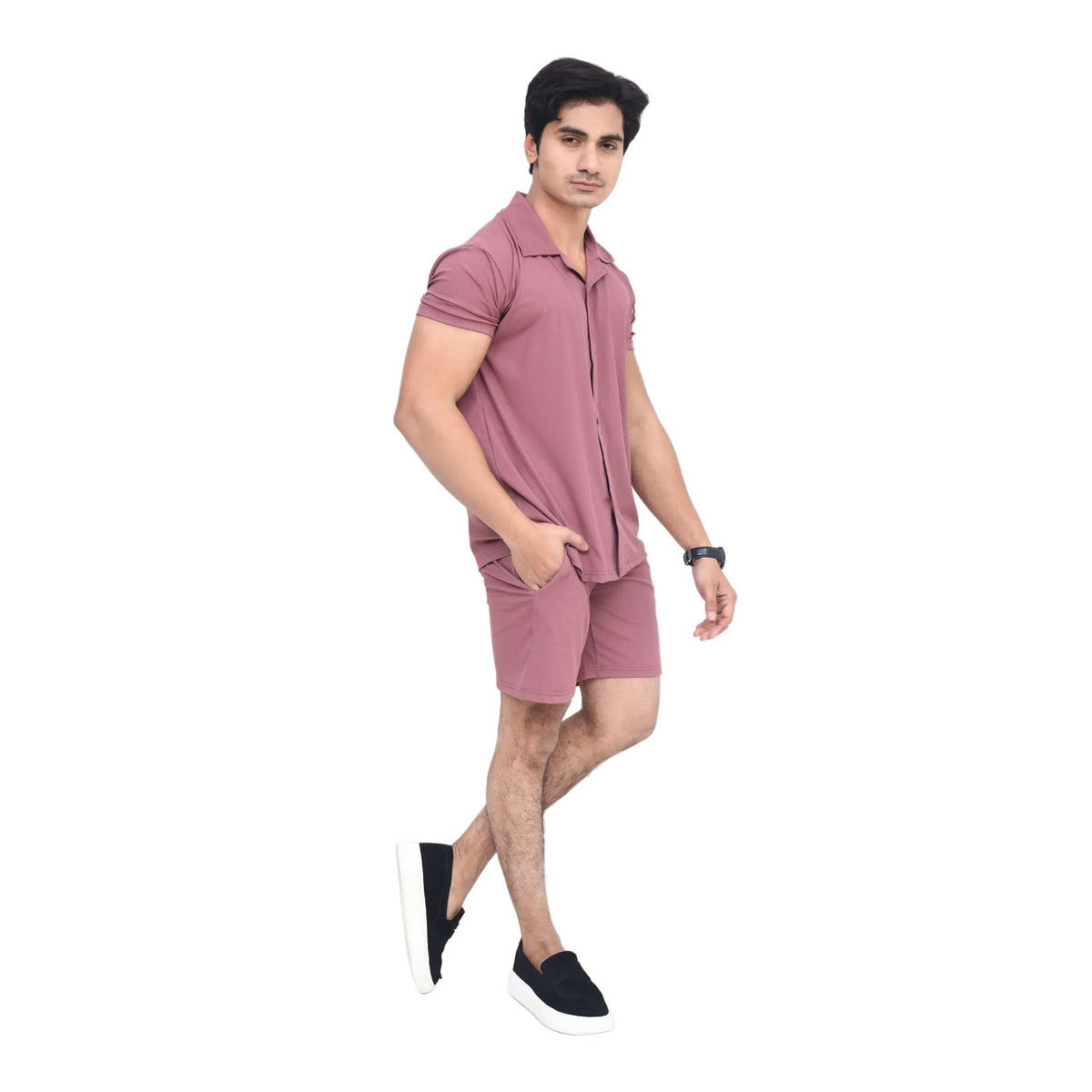 Men's Short Set Matching Shirt & Shorts Co-ord