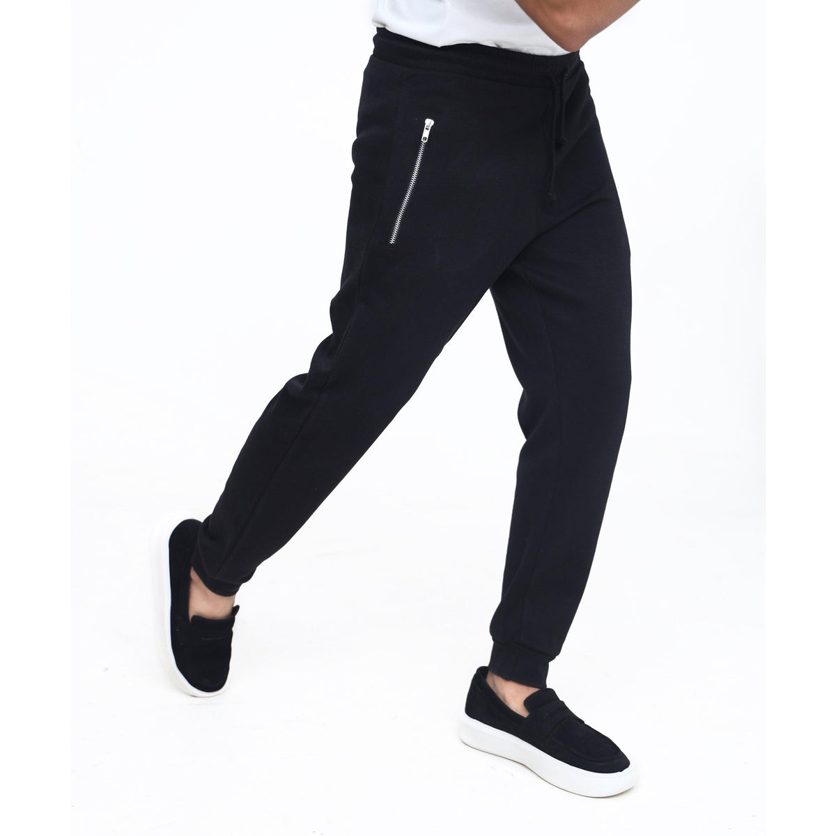 Men's Zip Pocket Jogger Trouser Slim Fit Comfort Wear