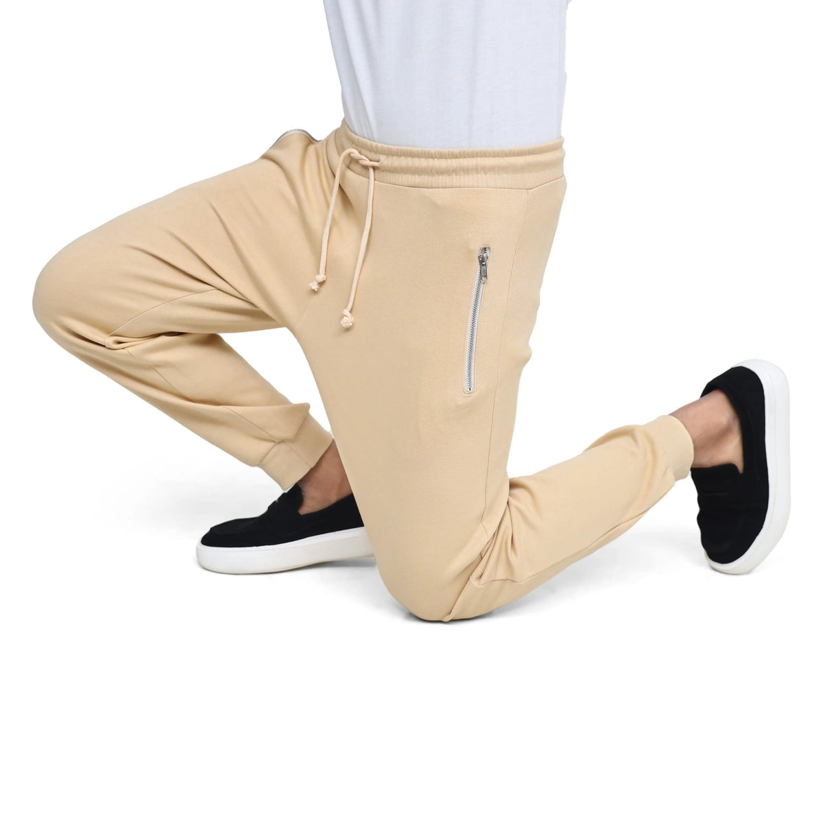 Men's Zip Pocket Jogger Trouser Slim Fit Comfort Wear