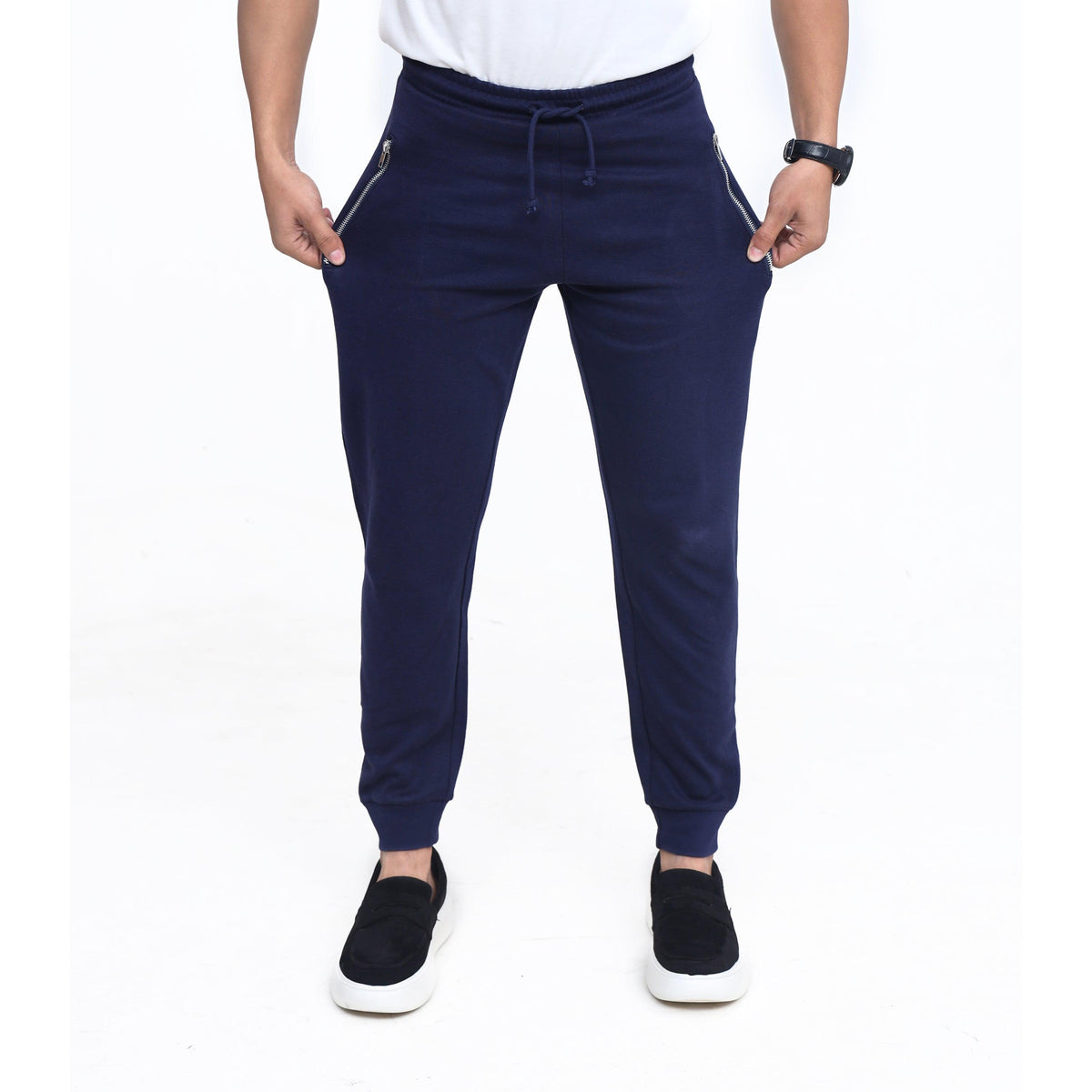 Men's Zip Pocket Jogger Trouser Slim Fit Comfort Wear