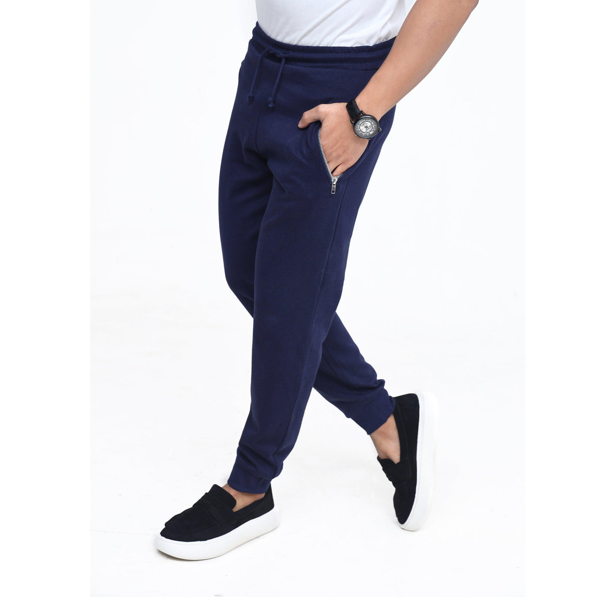Men's Zip Pocket Jogger Trouser Slim Fit Comfort Wear