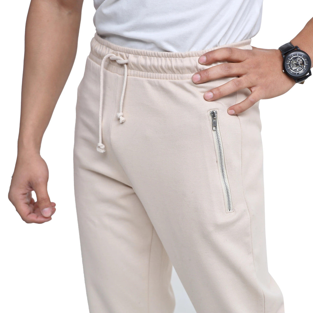 Men's Zip Pocket Jogger Trouser Slim Fit Comfort Wear