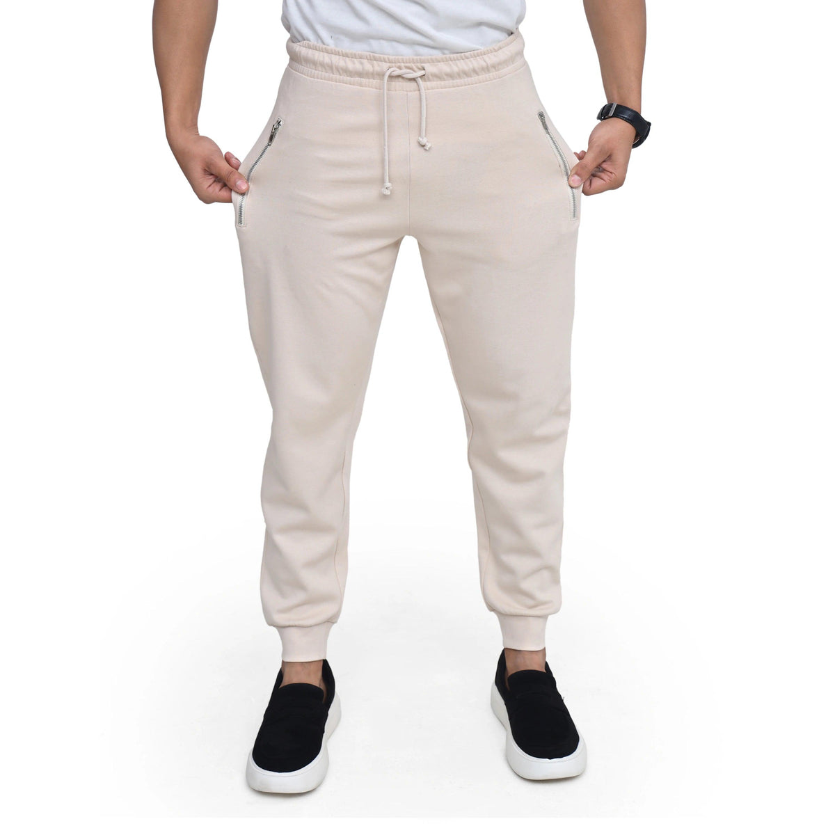 Men's Zip Pocket Jogger Trouser Slim Fit Comfort Wear
