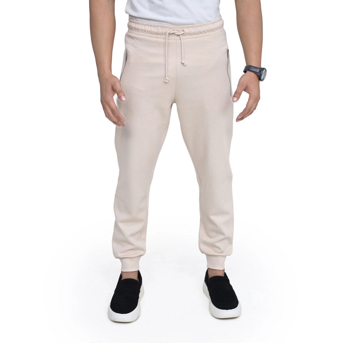 Men's Zip Pocket Jogger Trouser Slim Fit Comfort Wear